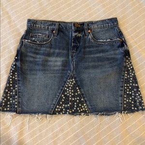 BlankNYC Studded Denim Skirt